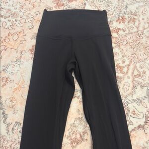 Lululemon Women's Black High-Waisted align leggings Leggings size 0 23 inches